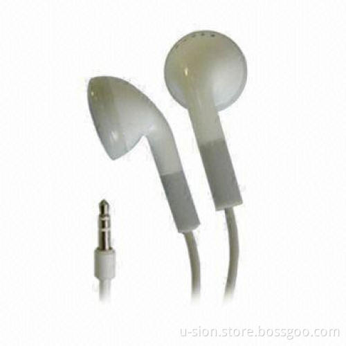 Plastic Noise-canceling Wired Earphones with 15mm Speakers and 3.5mm Plug